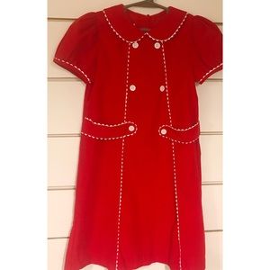 Red Corduroy Dress